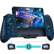 Joypad for Nintendo Switch/OLED Joy Cons,ESYWEN Ambient Light Switch Controller Replacement for Switch Joy Cons with Handheld Grip
