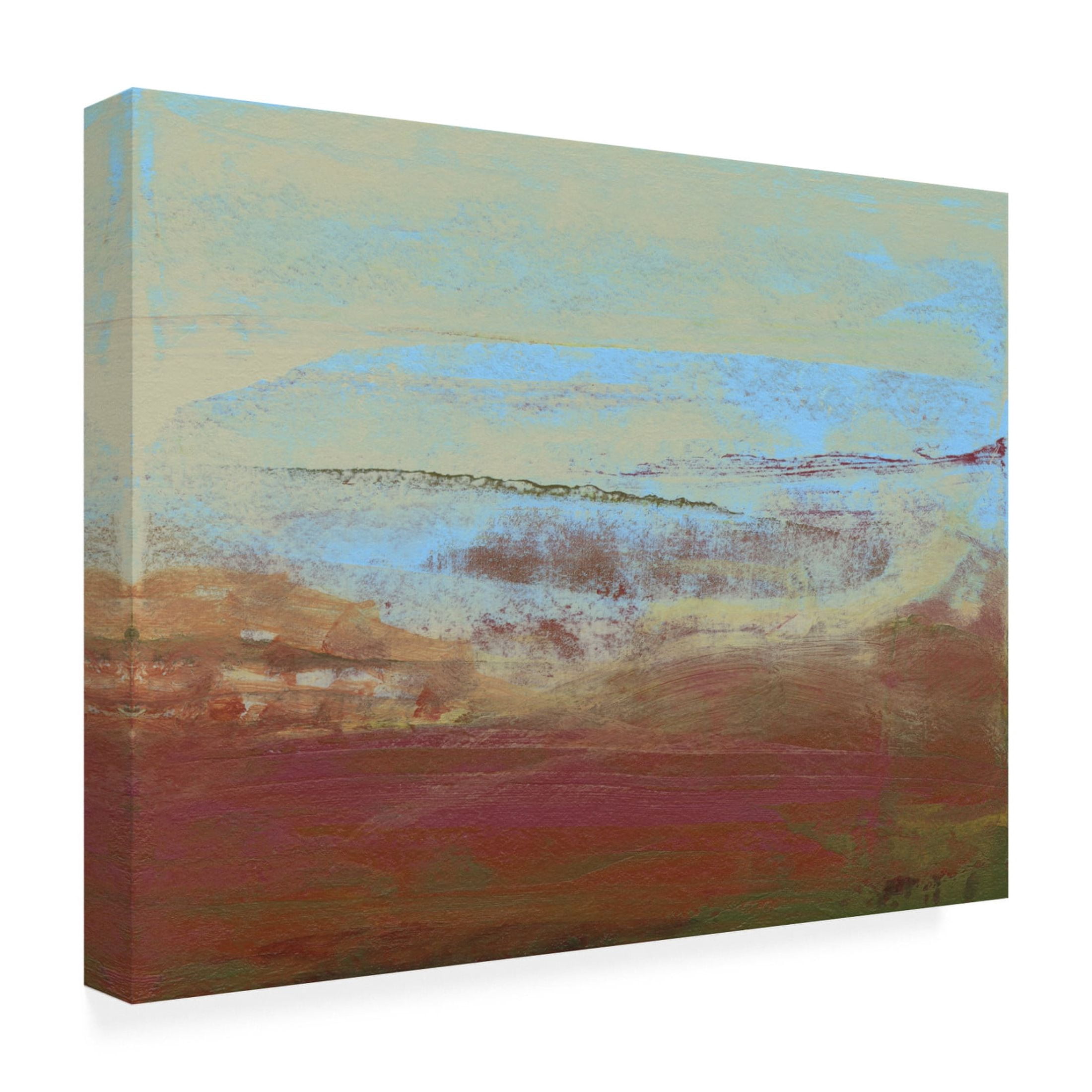 Trademark Fine Art Sharon Gordon  Abstract Magenta Horizon I Canvas Wall Art
