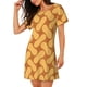 thumbnail image 2 of Fotbe Peanuts6 Bata de Dormir para Mujer con Estampado, Camisón de Algodón de Manga Corta, Ropa de Dormir Casual, 2 of 6