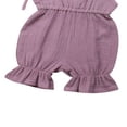 thumbnail image 4 of Baby Girl Clothes Cotton Halter Ruffle Romper, 4 of 5