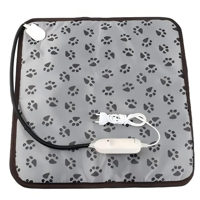 Couverture pour Animaux, Tapis Chauffant pour Chien, Coussin pour Chat, Coussin Chauffant pour Chiot, Coussin Chauffant pour la Maison, Tapis Chauffant pour Animaux, Lits pour Petits Chiens, Température Réglable, Tapis de Couchage pour Chat, Tissu