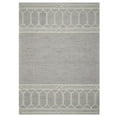 thumbnail image 3 of 5' x 7' Grey Geometric Pattern Wool Indoor Area Rug, 3 of 3