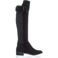 thumbnail image 3 of Rebel by Zigi Womens Onya Round Toe Knee High Fashion Boots, Black, Size 8.5, 3 of 4
