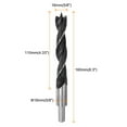 thumbnail image 2 of 2packs Brad Point Drill Bits 16mm Dia #45 Steel Round Shank Wood Drilling Bit, 2 of 6