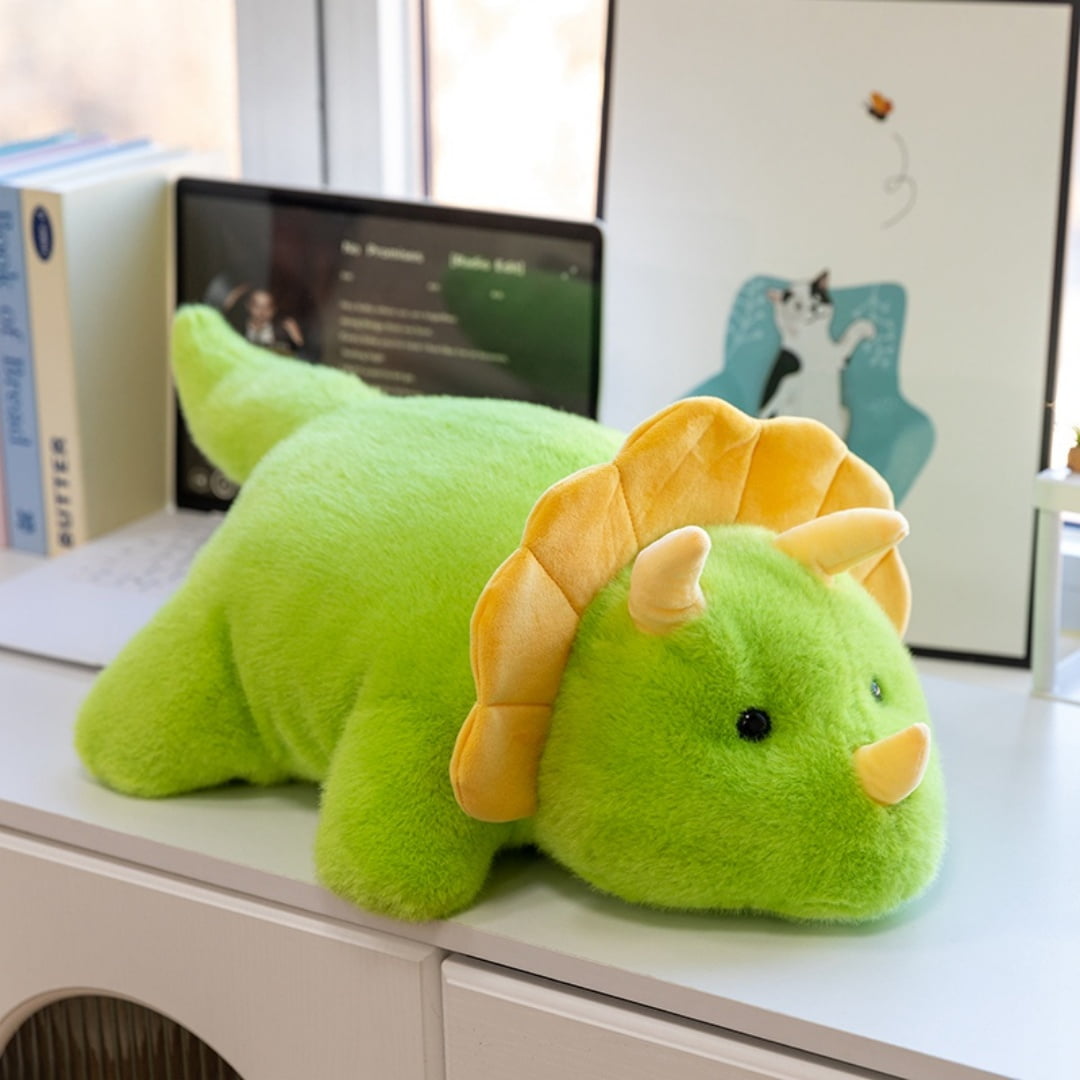 Soft Weighted Stuffed Animals for Anxiety Stress Relief- Cute Plush Cow Dinosaur Lion Animal Throw Pillow Gift