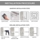 thumbnail image 5 of Paper Towel Holder, Wall Or Self-adhesive Paper Towel Holder, Stainless Steel Kitchen Roll Holder. Kitchen Towel Holder Under The Cabinet, Paper Towel, 5 of 5