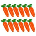 thumbnail image 4 of HONMEET 12Pcs Mini Artificial Orange Carrots Realistic Home Decor Props for Teaching and Crafts 0.7×0.3×0.3in, 4 of 8
