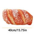 thumbnail image 5 of B40Cm Three-Dimensional Simulation Bread-Shaped Pillow Soft Waist Cushion Plush Stuffed Toy,A Pillow, 5 of 8