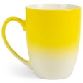 thumbnail image 2 of Elanze Designs 12 Ounce Ceramic Decorative Laser Engraved Giftable Novelty Tea Coffee Cup Mug Yellow and White It's an "add to cart" kinda day, 2 of 4