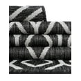 thumbnail image 6 of Jill Zarin Outdoor Collection Area Rug - Turks and Caicos (5' 3" x 8' Oval Charcoal Gray/Ivory), 6 of 8