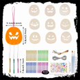 thumbnail image 2 of DIY Pumpkin Suncatchers & Wind Chimes Kit, Creative Window Art Projects, Bulk Painting Craft Kits, 2 of 7