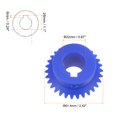thumbnail image 3 of Uxcell 2.0 Modulus 30 Teeth 22mm Inner Hole Plastic Tapered Bevel Gear with Keyway, 3 of 5