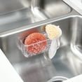 thumbnail image 3 of iDesign Suction Kitchen Sink Caddy - Plastic Sponge and Scrub Brush Holder for Kitchen Sink, 3 of 7