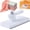 Gray, variant on No-Touch Snap Grip Mini Mop, Handheld Flat Mop with Built-in Scraper, Strong Clamp for Paper Towels & Wipes, ABS Compact Cleaning Tool for Kitchen Bathroom Glass Home Surface