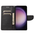 thumbnail image 4 of Mantto Galaxy S23 Wallet Case, Magnetic Leather Case for Women,3D Emboss Butterfly Card Slots Folio [Kickstand],Soft TPU Protective Flip Cover For Samsung Galaxy S23, Black, 4 of 6