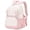 Pink_03, variant on Large‑Capacity Lightweight Water Resistant Student Backpack, College Bookbag with Air‑Permeable Padded Shoulder Straps Plus Coin Purse Khaki