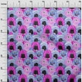 thumbnail image 2 of oneOone Cotton Cambric Lavender Blue Fabric Halloween Sewing Fabric By The Yard Printed Diy Clothing Sewing Supplies 42 Inch Wide, 2 of 4