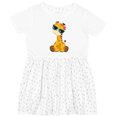 thumbnail image 3 of Inktastic Cute Giraffe, Giraffe with Sunglasses, Cute Animal Girls Toddler Dress, 3 of 5