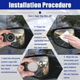 thumbnail image 2 of Enqiretly 2piece Waterproof And Explosion-proof Blind Spot Car Mirror For Enhanced Safety Improve Security, 2 of 6