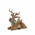 thumbnail image 1 of Christmas Collection 10018998 Décor de Rennes Assis en Bois&44; Bleu, 1 of 2