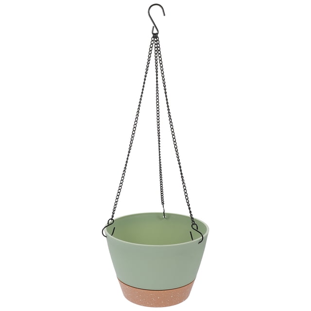 unbranded Maceta Colgante Decorativa Para Y Balcones En Color Verde Material Resistente
