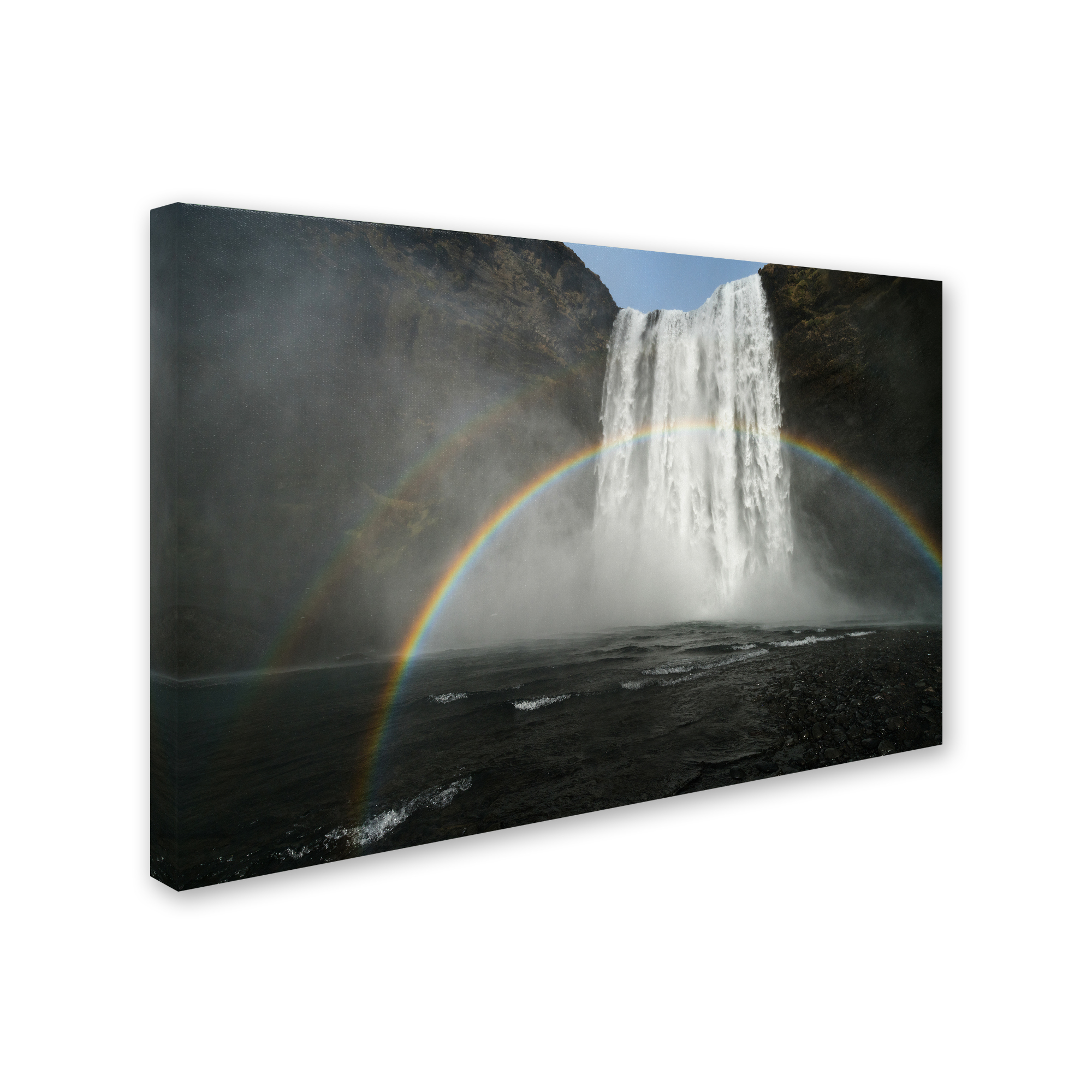 Trademark Fine Art 'Power of Water' Canvas Art by Mathieu Rivrin
