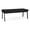 Castillo Black, variant on Newport Reception Waiting Room 18.5" 2-Seat Bench / Black Steel / Black