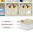 thumbnail image 4 of Yayeee Foldable Storage Basket for Shelves with Handles Waterproof Cloth Bins, Halloween Cute Ghosts, 4 of 7
