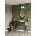thumbnail image 3 of Progress Lighting Silva Collection 2-Light Wall Sconce, Brushed Bronze, White Linen Shade, 3 of 11