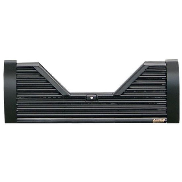 Custom Flow Hayons V-EL36 Tailgate Elite(TM) Flo Travers; en Forme de V Persienne; Verrouillable; Revêtu de Poudre; Noir; Acier