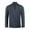 Gray, variant on Aloohaidyvio Men's UPF 50+ Shirts 1/4 Zip Up Sun Protection Long Sleeve Rash Guard Outdoor Hiking Fishing Running Shirts