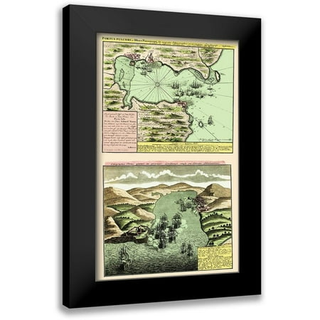 Unknown 10x14 Black Modern Framed Museum Art Print Titled - Panama Central America - 1740