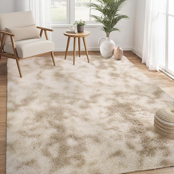 5x8 Ft Shag Area Rug Soft Non-Slip Living Room Carpet