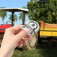 thumbnail image 4 of HINTRMENT Silver 6.0x5.5x1.5in D Rings Tie Down Anchor 1Pcs for Marine Equipment and Trailers, 4 of 8
