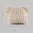 thumbnail image 3 of hotojiny Women's Beanie Hat Fall Winter Warm Knitted Tassel Hat Cute Cozy Stretchy Fashion Comfort Soft Hat, 3 of 3