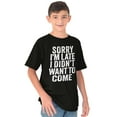 thumbnail image 5 of I Didn't Want to Come Introvert Funny Crewneck T Shirts Boy Girl Teen Brisco Brands M, 5 of 6