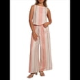 thumbnail image 1 of Conjunto de Dos Piezas de Verano Y2K con Estampado Floral Bohemio para Mujer: Camiseta Sin Mangas y Pantalones Anchos. Naranja Rojo M, 1 of 10