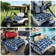 thumbnail image 6 of Golf Cart Seat Covers for 2 Seater,Blue Leaves Microfiber Cart Seat Towel Blanket,Farmhouse Pastoral Spring Leaf Branch Absorbent Breathable Non Slip Bench Seats Protector for Golf Course 51"x31", 6 of 9