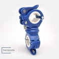 thumbnail image 2 of 360-Degree Rotatable Bicycle Headlight Mount: Sturdy, Durable Front Light Holder for Mountain & Sport Bikes – Easy Installation, Secure Fixation, Compact Design Cycling Accessory (Blue & White), 2 of 6