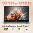 thumbnail image 3 of Nimo 2025 Laptop, 15.6"FHD Display Business Gaming Laptop, 6-Cores AMD Ryzen 5 6600H (Beat i5-12450H, up to 4.5GHz), 16GB DDR5, 1TB SSD, 100W Type-C, WiFi 5, Fingerprint, Backlit Keyboard, Windows 11, 3 of 7