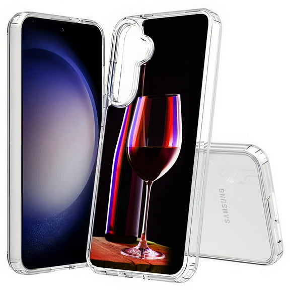 TalkingCase Slim Fit Phone Case Compatible for Samsung Galaxy S25(Not S25  Plus/Ultra), Elegant Wine Glass Print, Lightweight,Flexible, USA Print