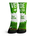 thumbnail image 2 of Function - Custom Text Verde Sauce v2 Adult Unisex Socks Taco Hot Bell Verde Diablo Funny Joke Mild Packet Customize, 2 of 4