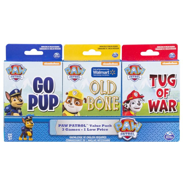 Spin Master Games - PAW Patrol - Playing Cards - Value Pack