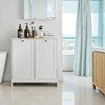 thumbnail image 5 of Hidden Laundry Hamper Cabinet with Tilt-Out Removable Basket, 5 of 15