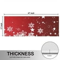 thumbnail image 5 of Kitchen Rugs Sets Of 2,Red Christmas Snowflake Pattern Anti Fatigue Kitchen Mat Rugs Non Slip Washable,Decorative Kitchen Floor Mats for Kitchen,Sink,Laundry,17"X47", 5 of 5