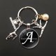 thumbnail image 3 of Llavero deportivo con letras de cristal, llavero de gimnasia, colgante de bolsa de coche, regalo para mejor amigo, amo la gimnasia, 3 of 4