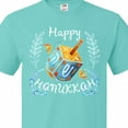 thumbnail image 4 of Inktastic Happy Hanukkah Dreidel and Laurels T-Shirt, 4 of 5