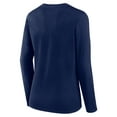 thumbnail image 3 of Women's Fanatics Navy New England Patriots Plus Size Foiled Play Long Sleeve T-Shirt, 3 of 3