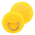 thumbnail image 1 of OULII D-shaped Yellow PVC Kayak Buckles 2Pcs for Inflatable Boat and Kayaking Accessories, 1 of 8
