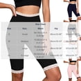 thumbnail image 4 of Stamzod Leggings for Women Tummy Control Lace Patchwork Slim Fit Yoga Pants Women Knee Length High Waisted Leggings Light Blue S, 4 of 7
